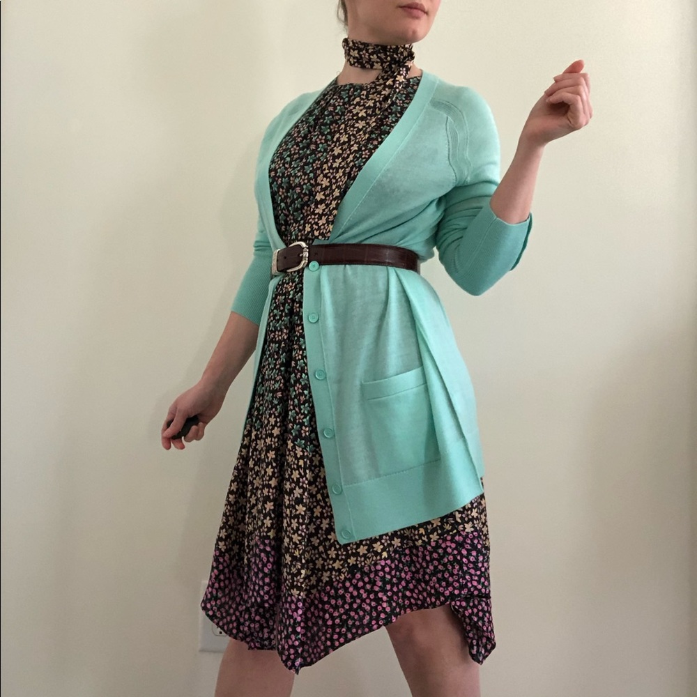 Halogen Mint Green Long Cardigan - Picture 4 of 16